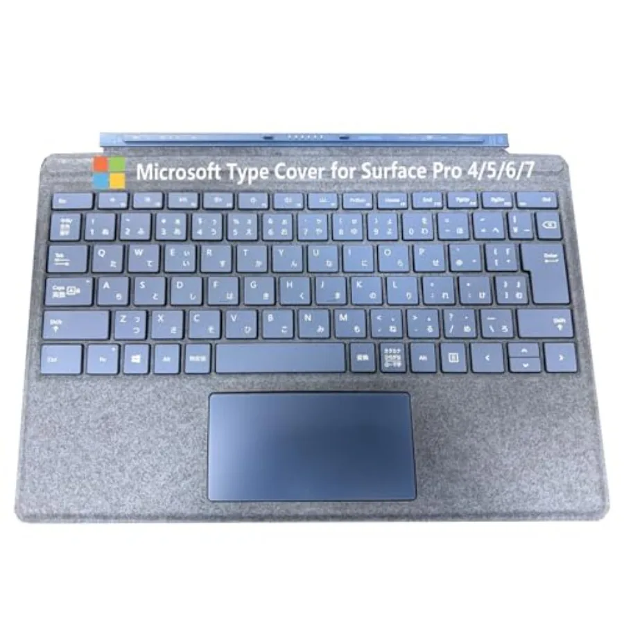 

Type Cover for Surface Pro 4/5/6/7, 12.3 Keyboard with Multi Touchpad, Wireless Ultra-Slim Portable Magnetic Keyboard - Blue, J