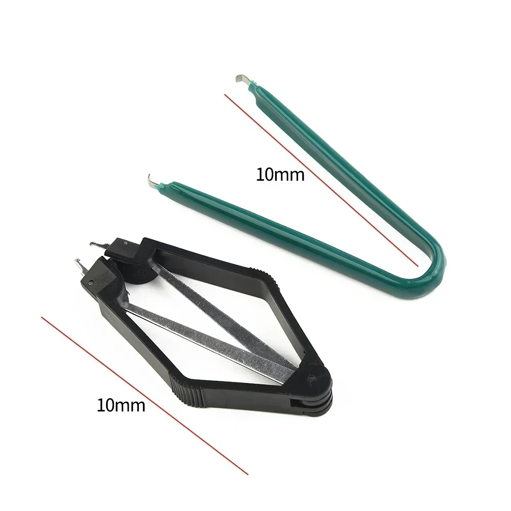 2pcs PLCC IC Extractor U Type Flat IC Chip Protect Plier ROM Integrated Circuit Board Chip Extractor Removal Puller Set