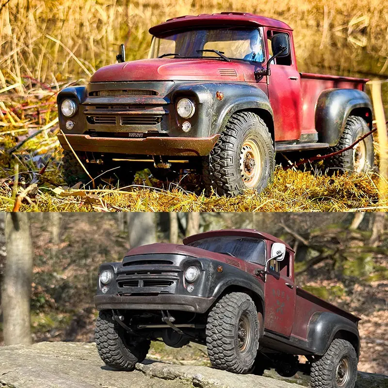 

BOOMRACING RC Car BRX01 Recon G6 1/10 Scale ZIL Pickup Truck Electric R/C Crawler Kit - DIY Hobbyist Model Car Gift
