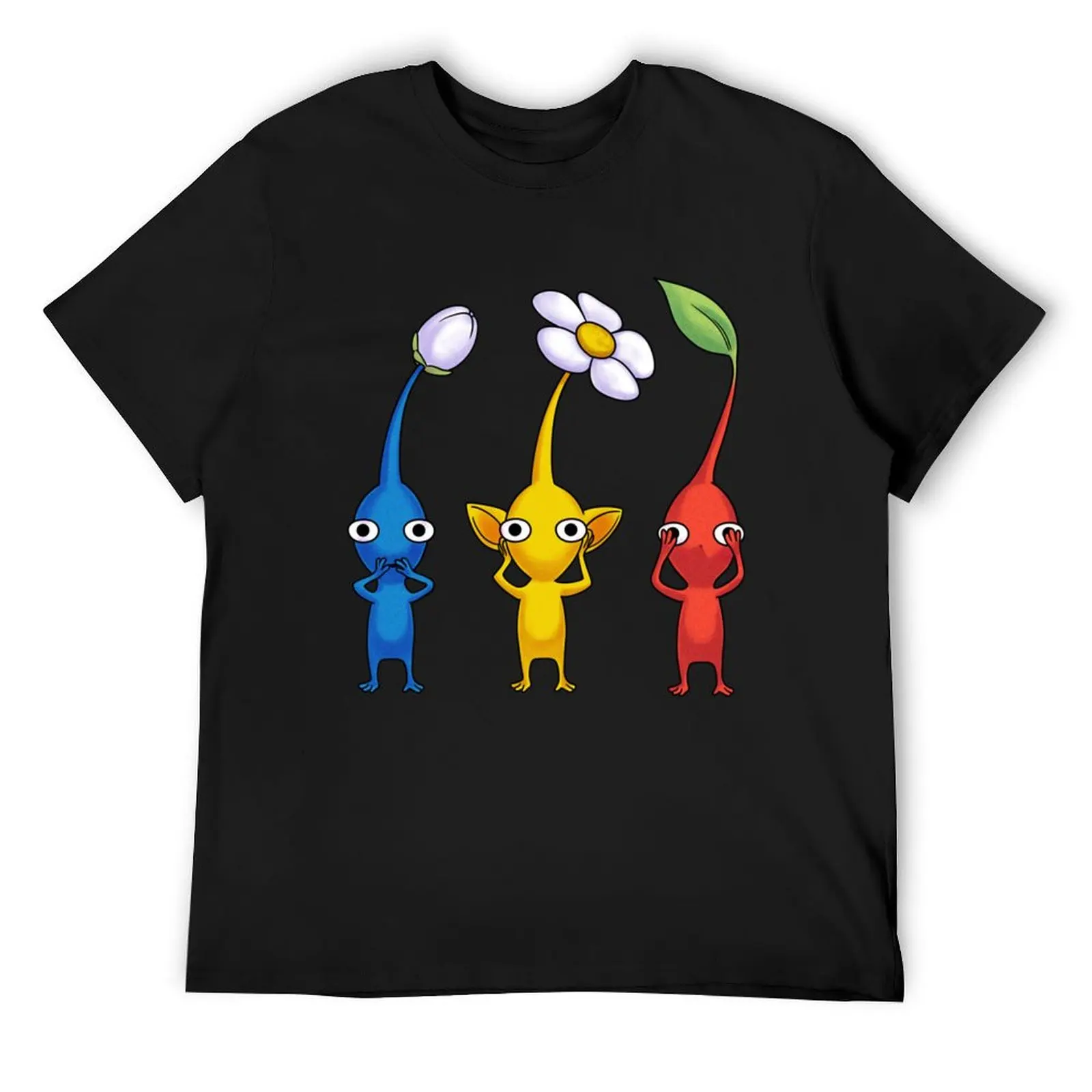 Gamer T-ShirtThree wise pikmin T-Shirt quick drying shirts graphic tees vintage t shirts shirts graphic mens champion t