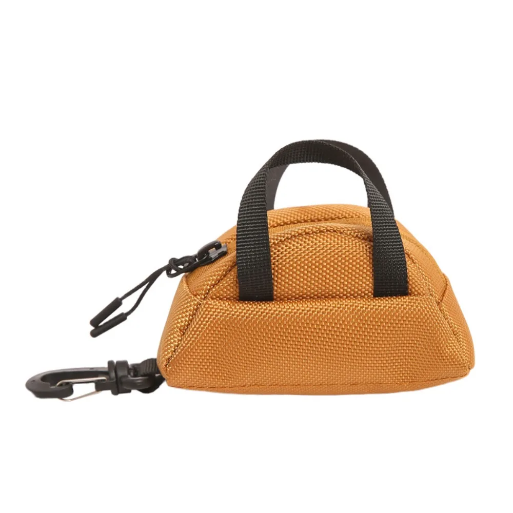 

High Quality Large Capacity Oxford Cloth Crossbody Bag Nylon Harajuku Neck Hanging Bag Solid Color Casual Men Purse Male