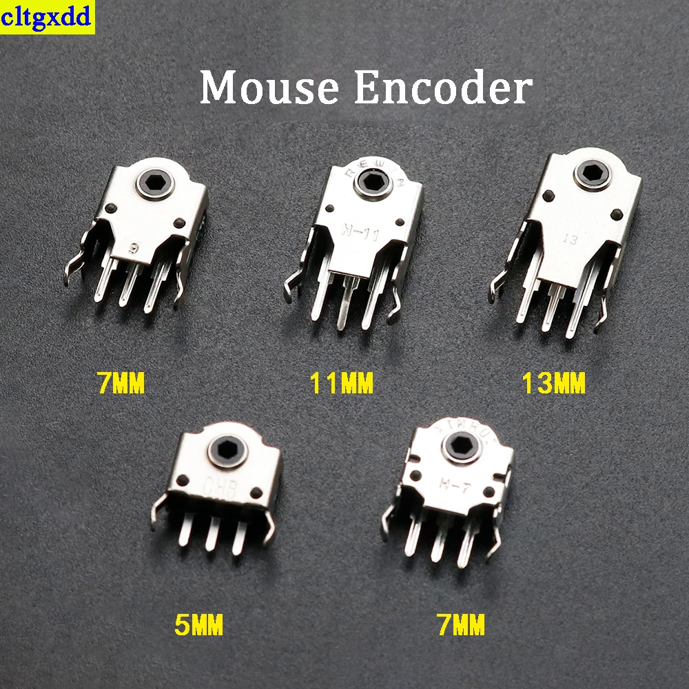 Cltgxdd 5piece/Batch Mouse Encoder Roller Decoder Mouse Switch Connector Repair Roller Heat 5MM 7MM 9MM 11MM 13MM