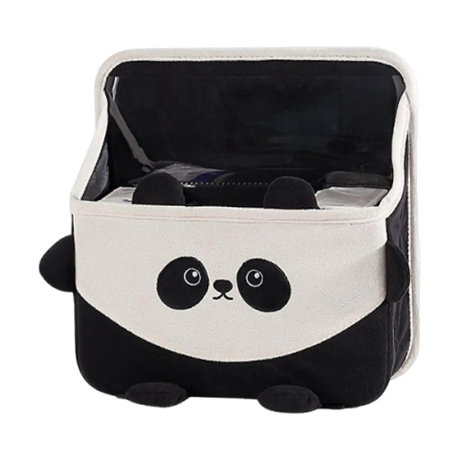 

Car Trash Can For Back Seat Wear-Resistant Soft Storage Bag Behind The Seat Organizer For Family Friends Mobile Phones Files