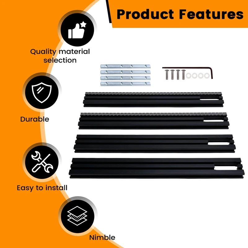 Trimming Machine Milling Groove Engraving Guide Rail Adjustable Backing Auxiliary Guide Rail Bracket Woodworking Tools