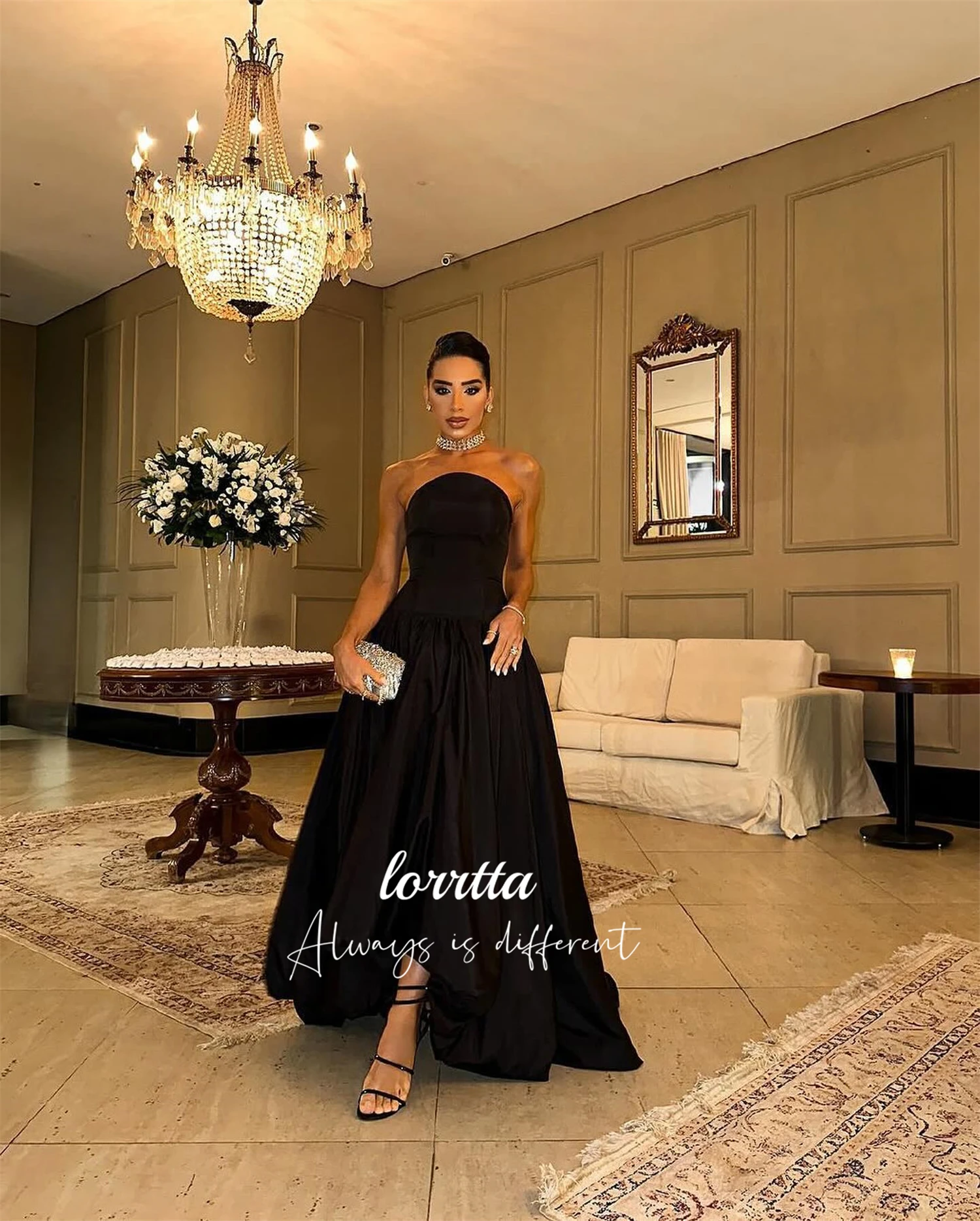 

Lorrtta Customized Satin Evening Gown Prom Dresses 2025 Women Grace Special Occasion Dresses Women's Evening Dress Woman Robe