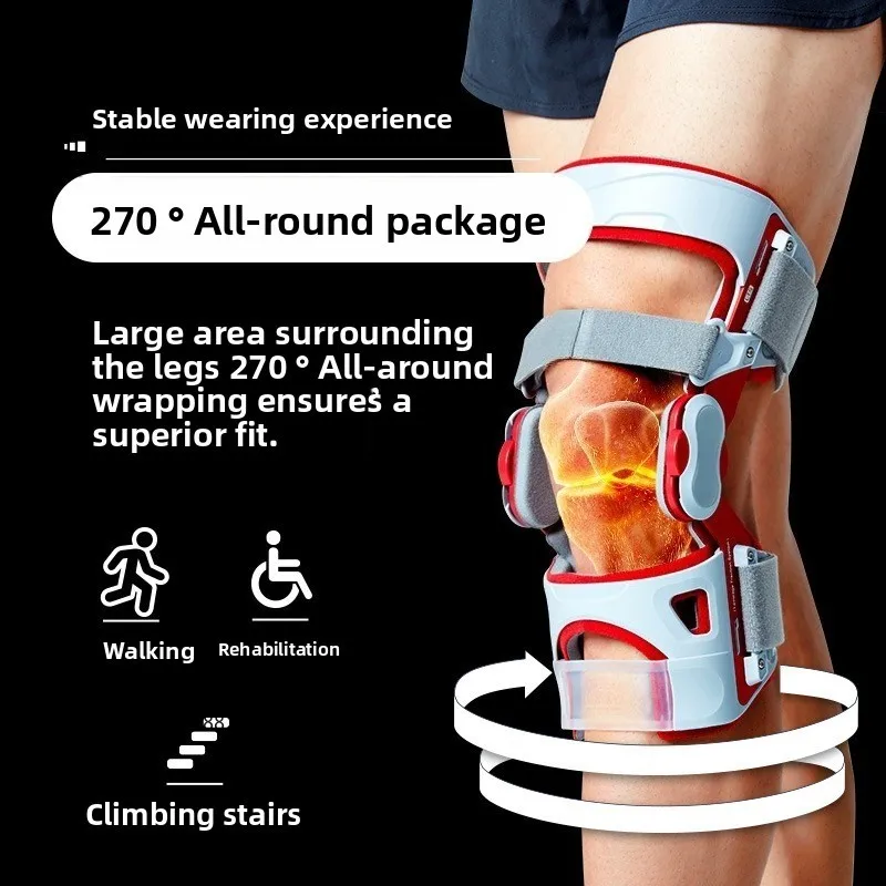 Knee joint brace, walking aid, meniscus ligament support, knee brace