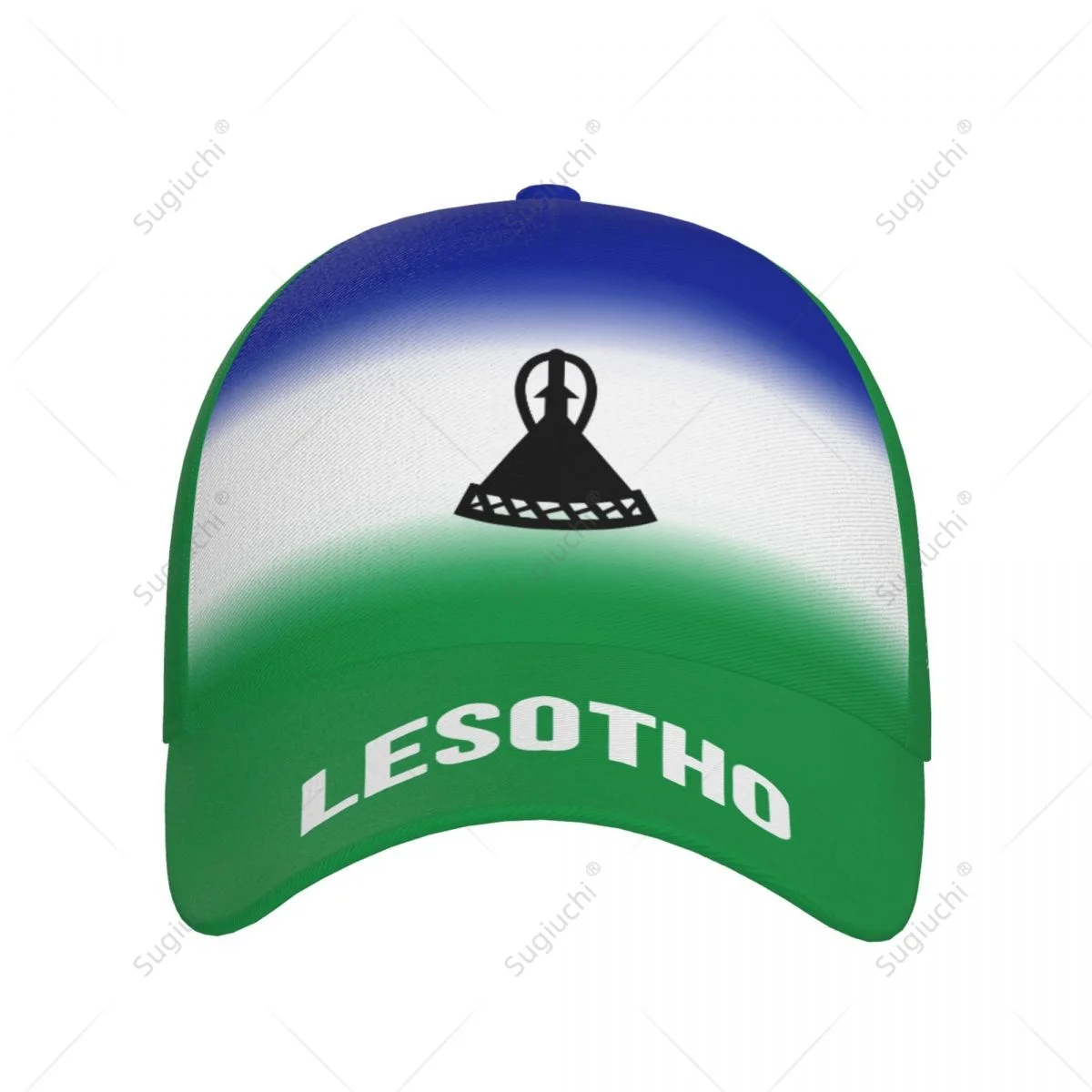 Unisex Baseball Cap Hat Lesotho Flag Gradient Color 3D Printing for Tennis Outdoor Bike Bicycle Golf Baseball Sports Fans