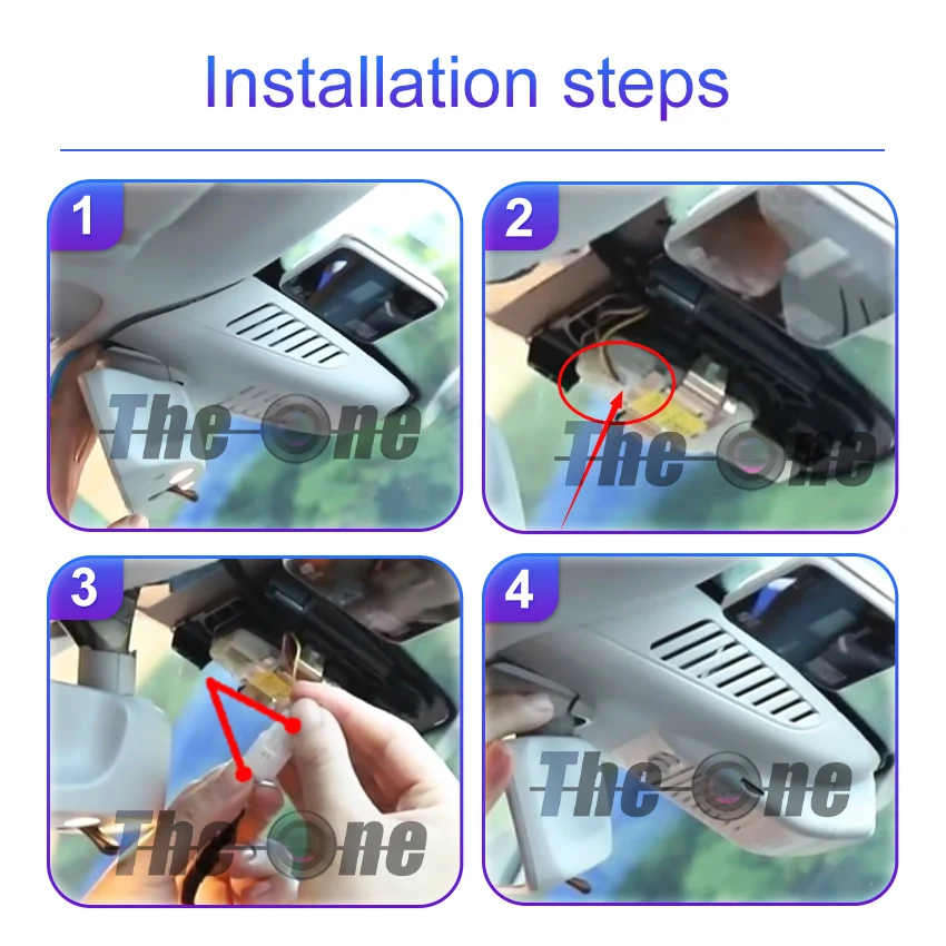 For Mercedes Benz C Class w205 s205 GLC x253 CLS w219 E Class w212 w213 C E GLC 200 220d 260 300 4K DashCam for Car Camera DVR