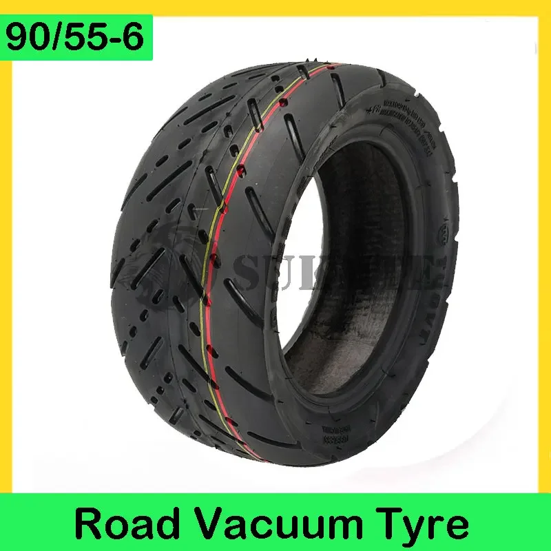 90/55-6 Tire Tubeless for Electric Scooter 10 Inch 80/60-6 80/65-6 Widened Wear-Resistant Road Vacuum Tyre