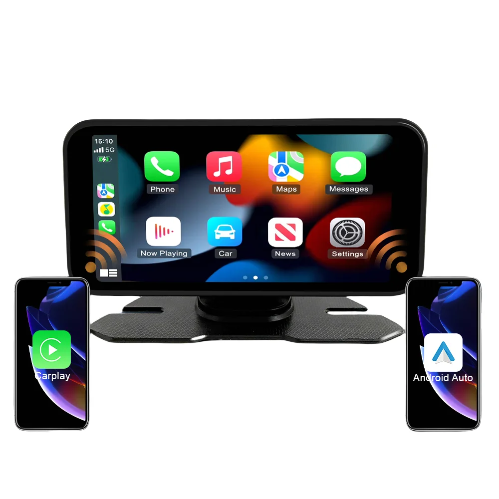 6inch Car Radio Multimedia Video Player Wireless Carplay And Wireless Android Auto Portable Universal Touch Screen
