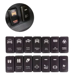 Orange LED Ligh Rront rear diff lock Power Off Push Button Switch For Tacoma Land Cruiser Reiz Hilux Prado 120 FJ CRUISE