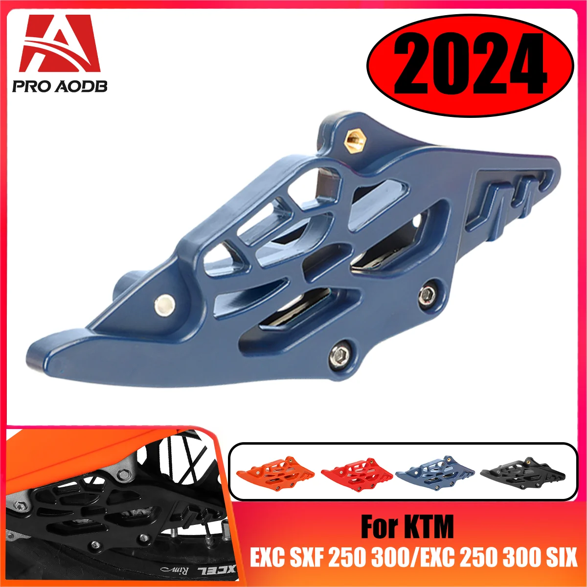 

2024 NEW Motorcycle modification parts Chain Guide Guard Protection For KTM 250 300/EXC 250 300 EXC SXF SIX DAYS Dirt bike