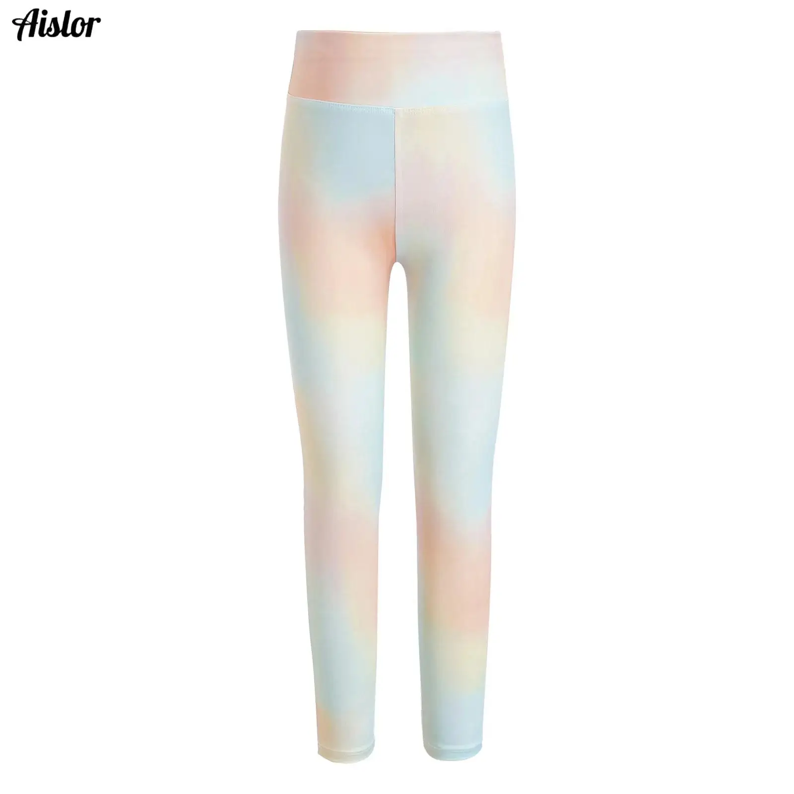 Sweet Girls Leggings Girls Print Leggings Kids Trousers For Children Skinny Pencil Pants Workout Running Cycling Athletic Pants