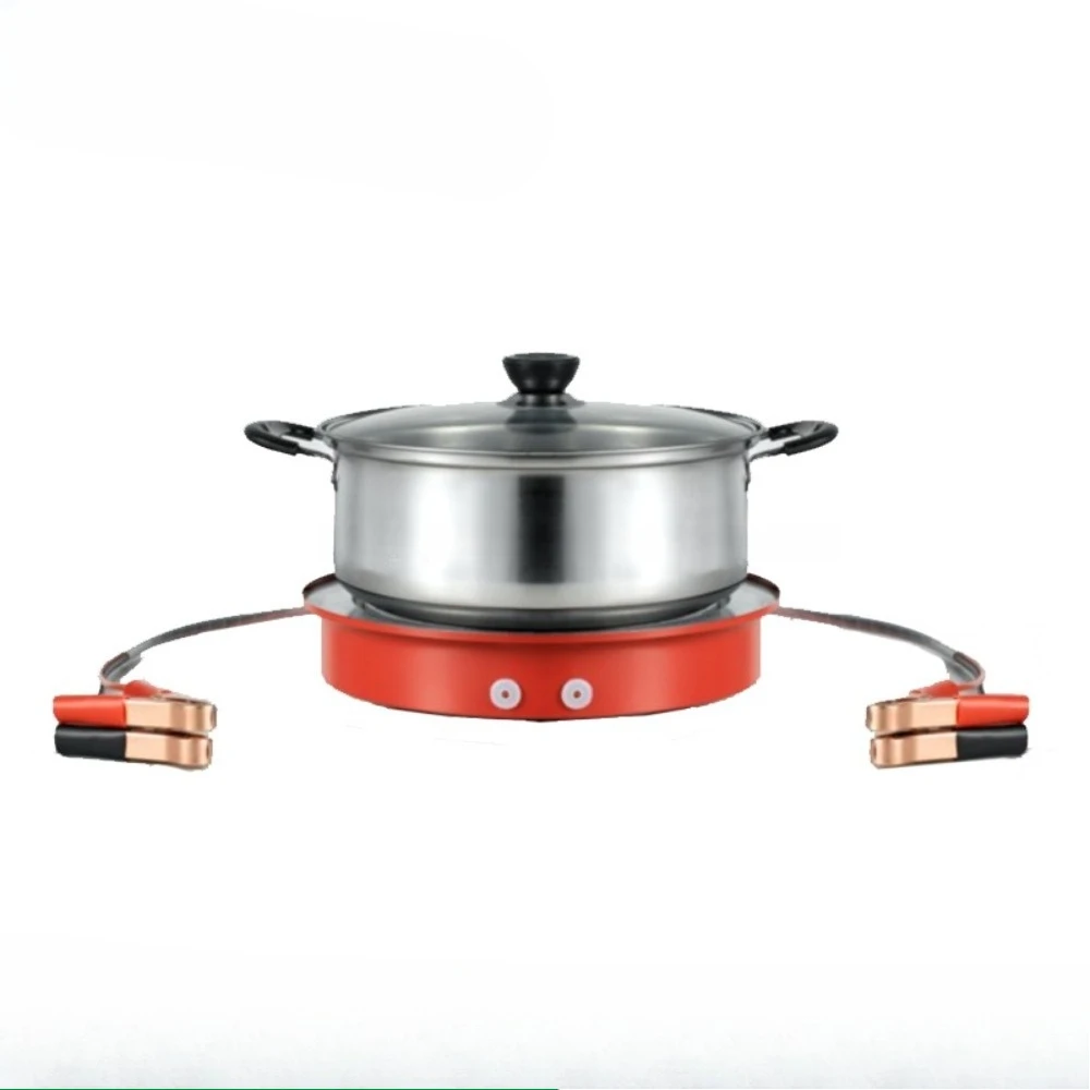 Solar DC 12 V/24v battery powered induction cooker