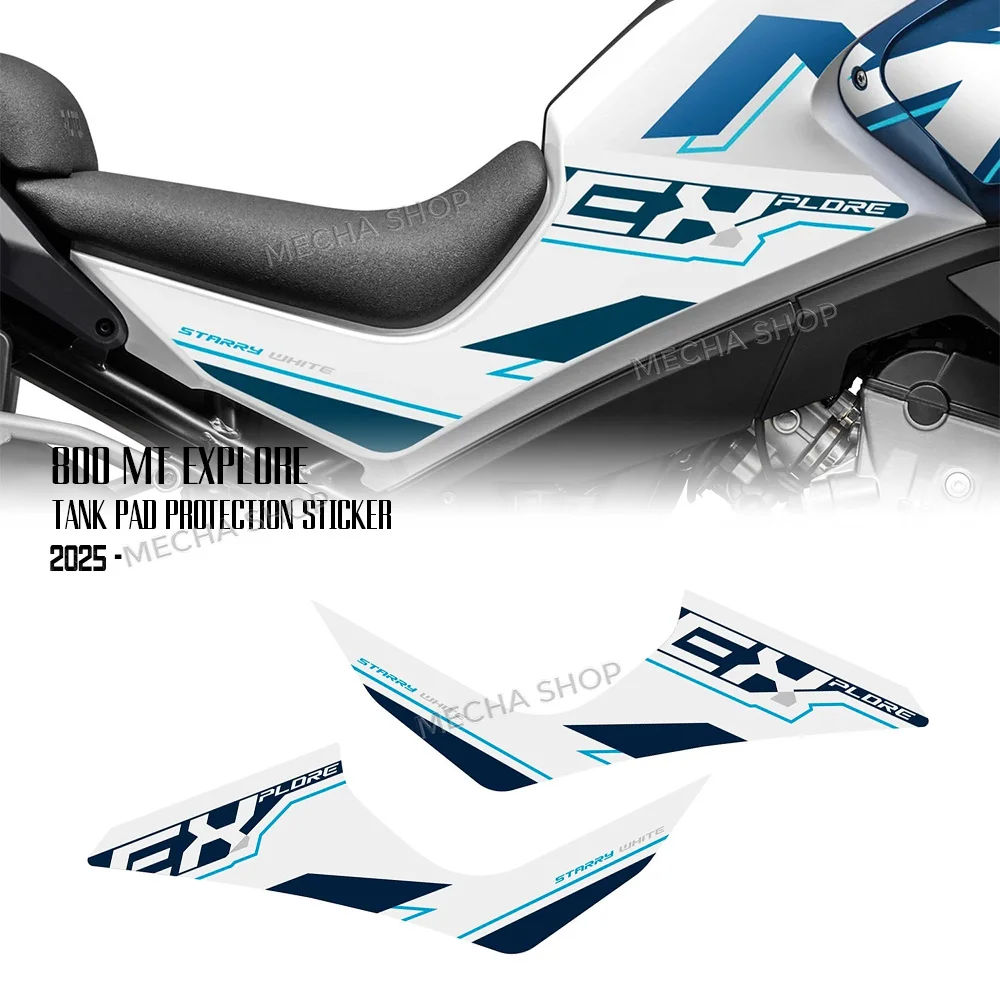 

Накладка на бак мотоцикла, противоскользящая наклейка, защитная наклейка для коленей, для CFMOTO 800MT 800 MT 2023 2025