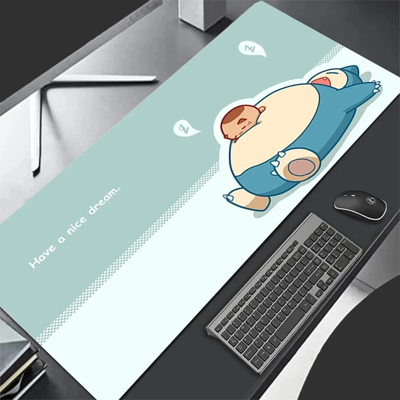 Gaming Mouse Pad Large Gamer XXL Keyboard Desk Pokemon Snorlax Mouse Mat Carpet Rubber Tapis Souris Gaming Notbook Pc Mousepad - view 4