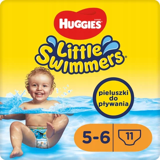 HUGGIES Little Swimmers Diapers Size 5-6 (12-18 kg) 11 PCs