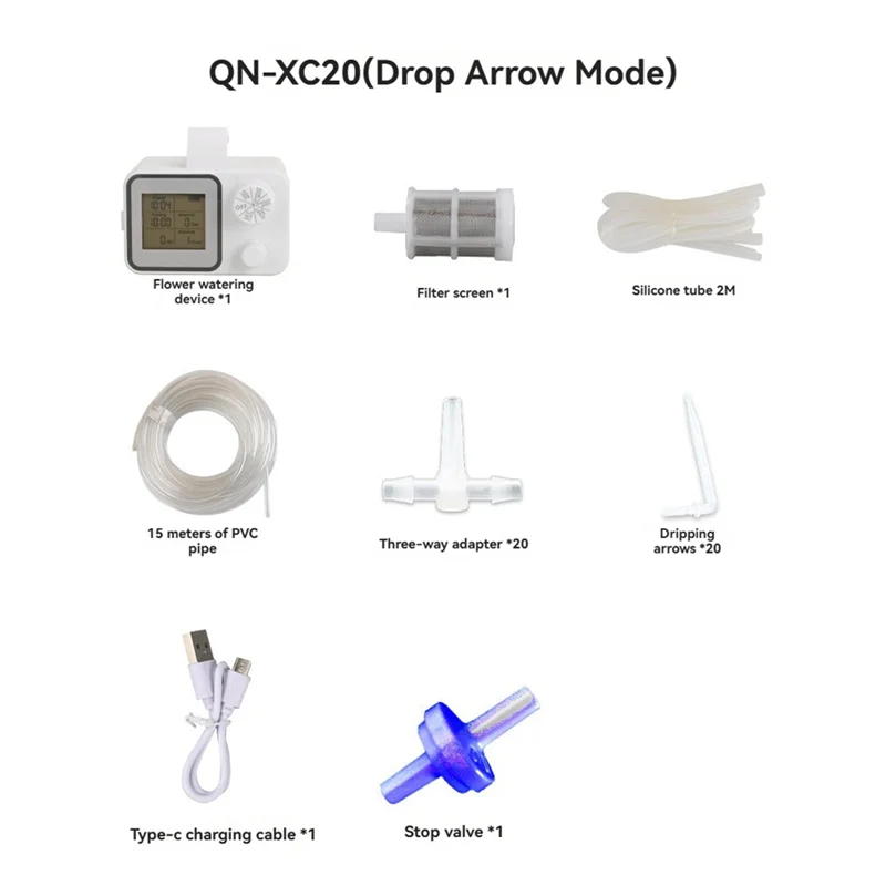 A95I-نظام الري الأوتوماتيكي الذكي للنباتات بوعاء نظام الري الذاتي مع سهم قطرة