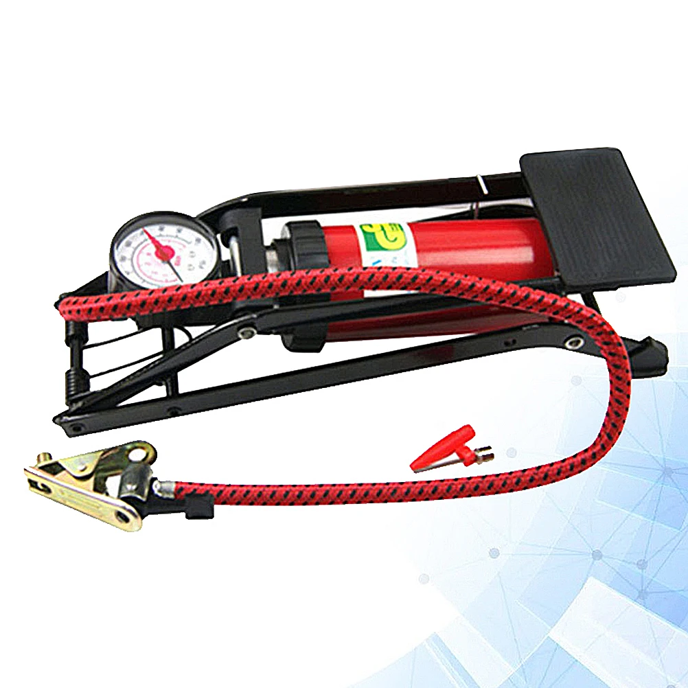 

Professional Bike Tire Floor Pump with Gauge for Cars Bicycles Motorcycles Rubber Boats Inflatable Bed High Pressure Foot Pedal