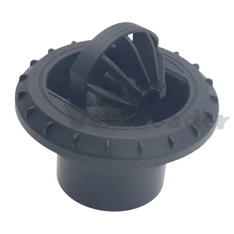 60mm Diesel Parking Heater Duct Ducting Air Vent Outlet Flat Round Rotatable Connector Black For Webasto Eberspaecher