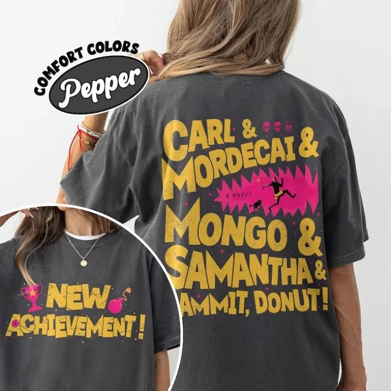 New Achievement Two Sided Comfort Color Shirt Dungeon Crawler Carl T Shirt Sci Fi Book Lover Tee Bookish Apparel Gift