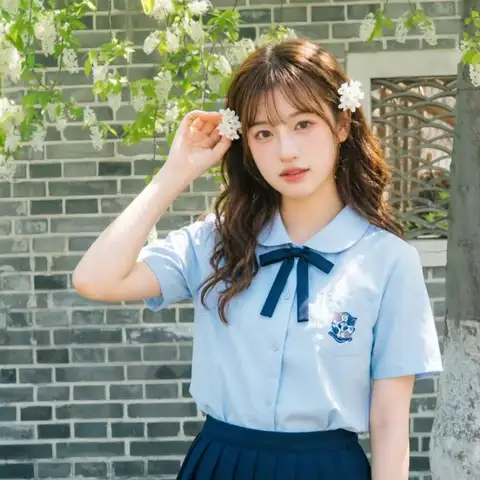 New Summer Short Sleeve JK Uniform Suit,School&Class Outfit For Junior&Senior High Students, Suitable For Graduation&Performance