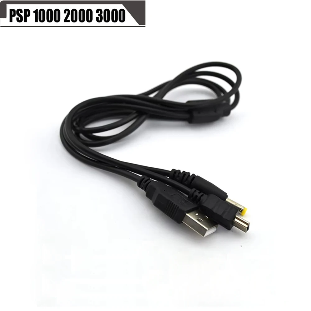 1.2 متر USB كابل شحن ل PSP 1000 2000 3000 USB نقل البيانات كابل استبدال الحبل ل بلاي ستيشن 2 في 1 كابل الفاصل
