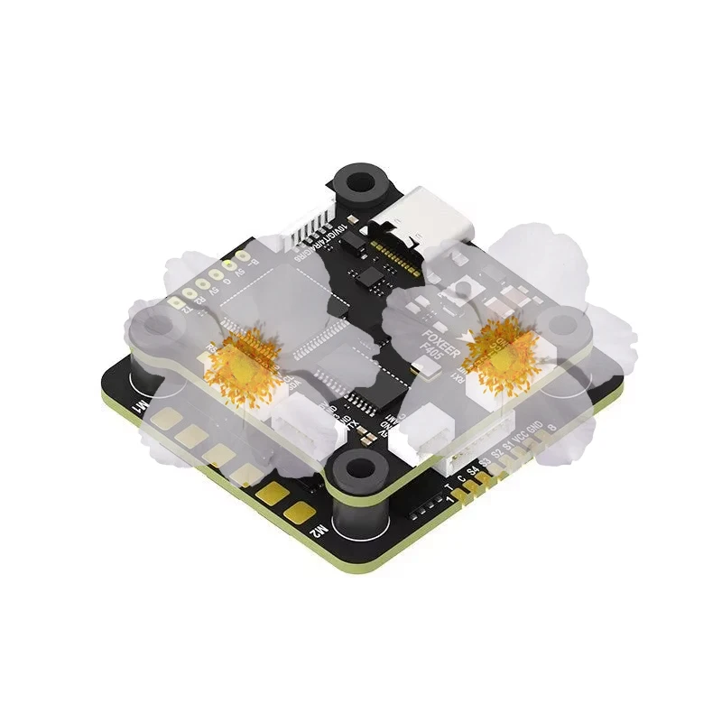 FOXEER Reaper F405 V2 Flight Controller Stack 55A 4IN1 BLHeli32 ESC 4-8S 30x30mm Plastic Frame FPV Drone Combo DIY Parts