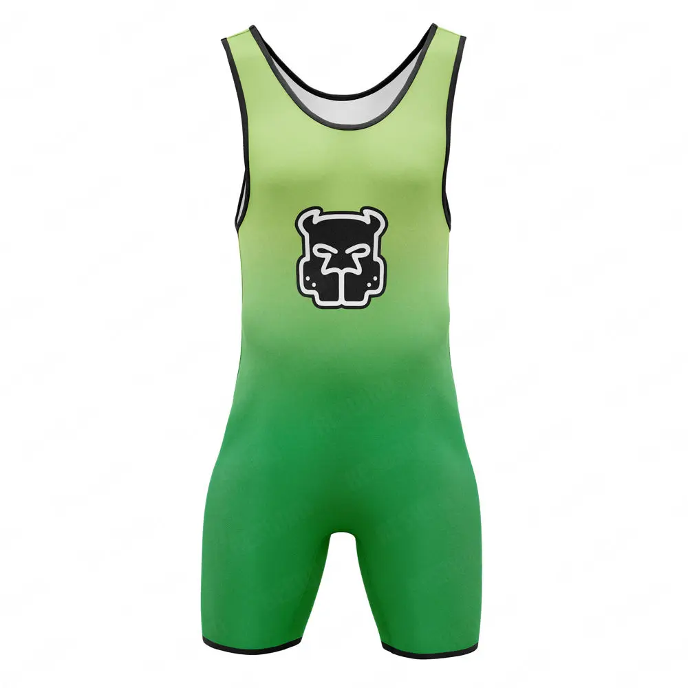 New Wrestling Singlet Bodysuit Men\'s Leotard Outfit Underwear Gym One Piece Sleeveless Triathlon Coverall Powerlifting Skinsuit