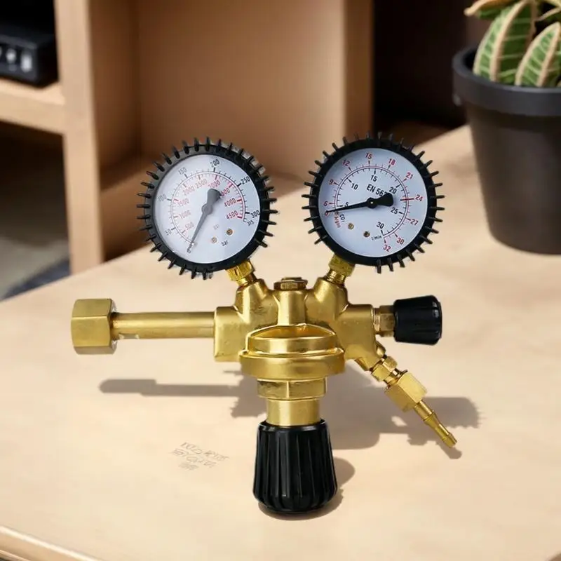 G92C W21.8 Thread Pressure Reducing Regulator Argon Gas Meter Pressure Regulator