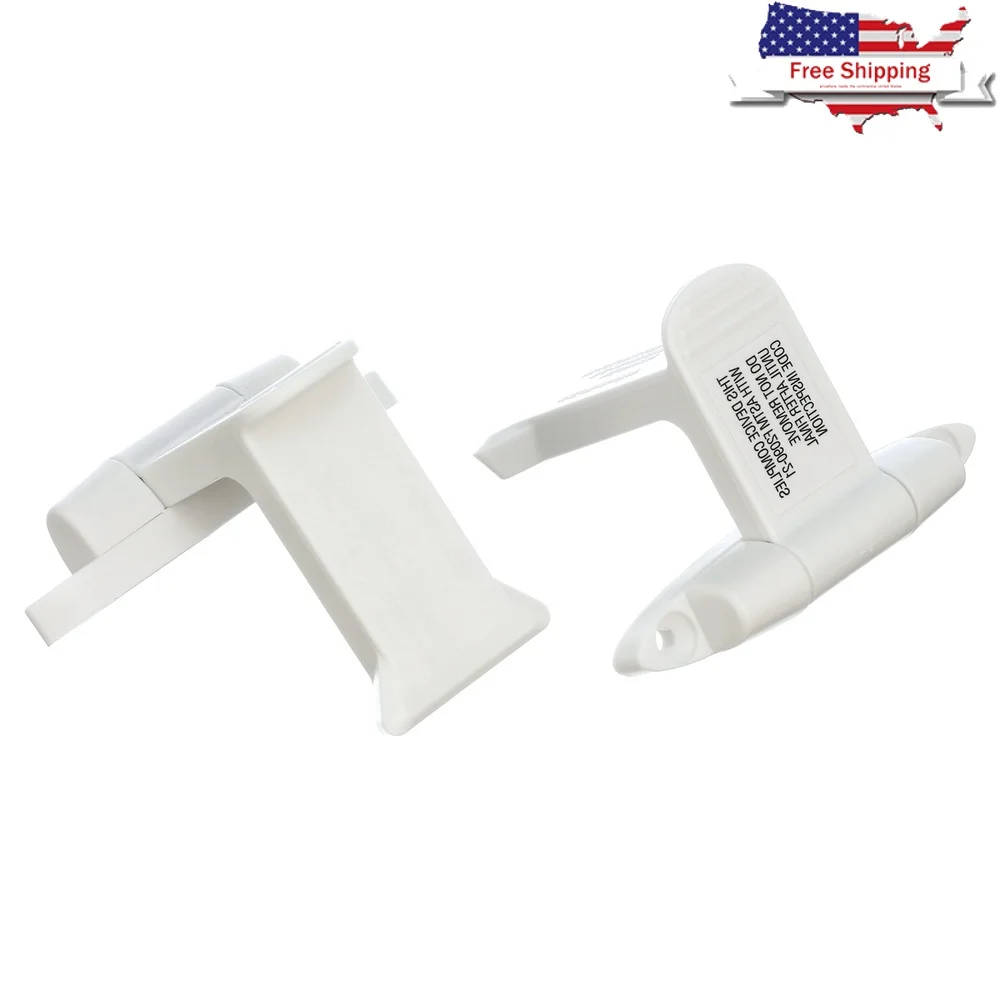 

Child Safety Window Stop Adjustable Lock Mechanism Multi-pack Single Double Hung Sliding Windows ASTM Compliant 2 Pack