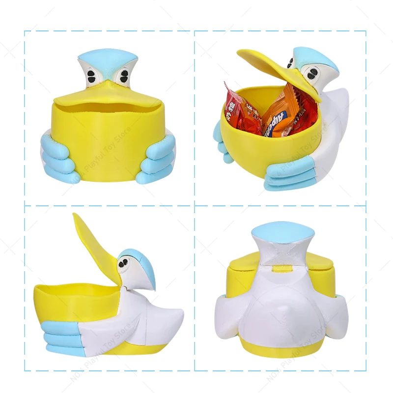 ثلاثية الأبعاد مطبوعة أنيمي بوكيمون الشكل Pelipper لطيف كاندي صندوق لعبة مجسمة تخزين سطح المكتب صندوق ديكور الهدايا #1