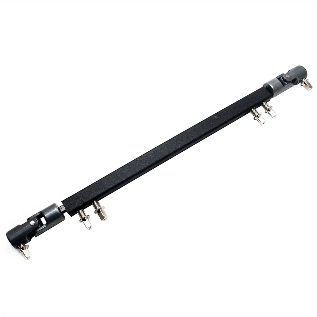 have Double Kick Drum Pedal Drive Shaft Steel Bass Drum Pedal Linkage Connector Arm ,Black