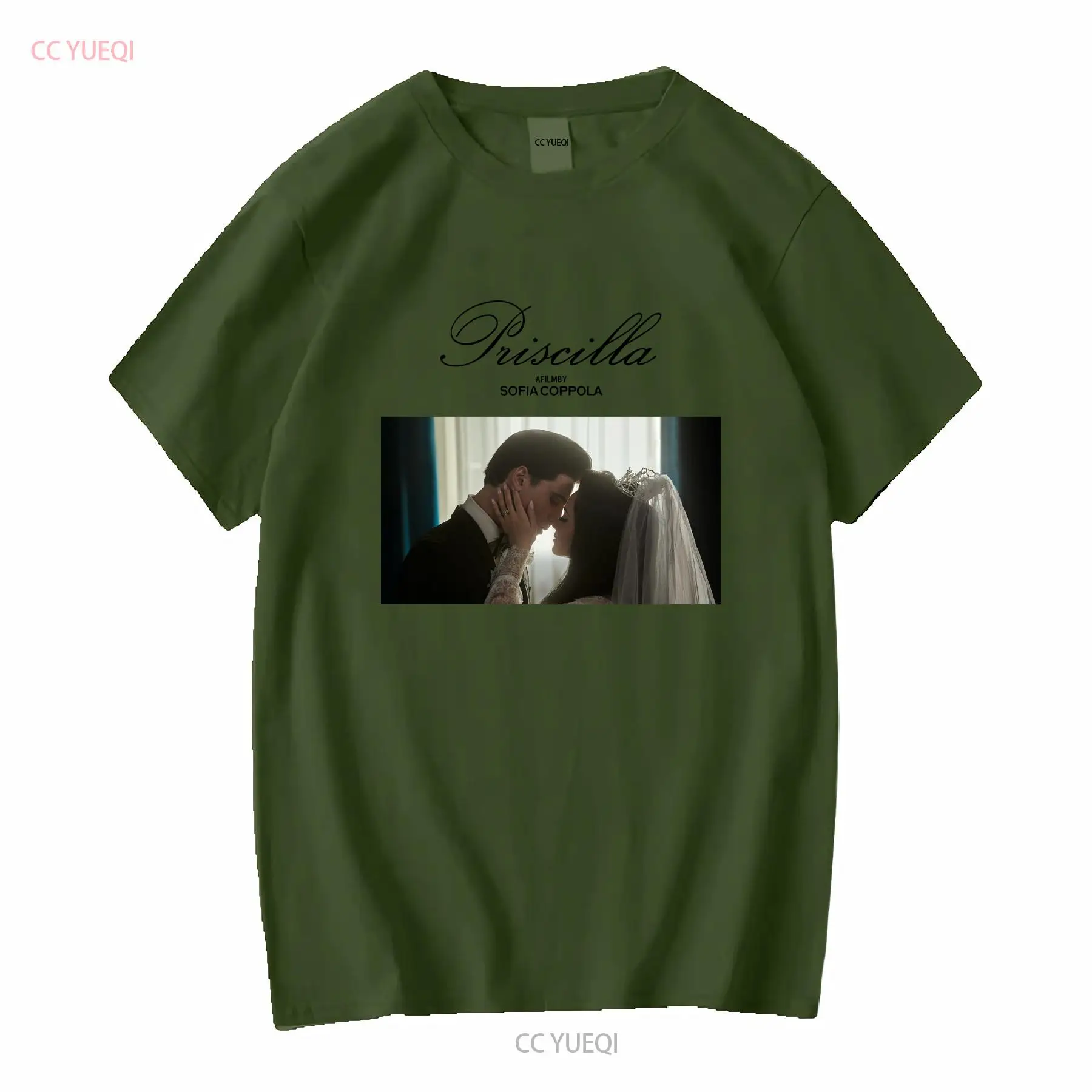 Priscilla movie film by Sofia Coppola graphic T shirt long or
