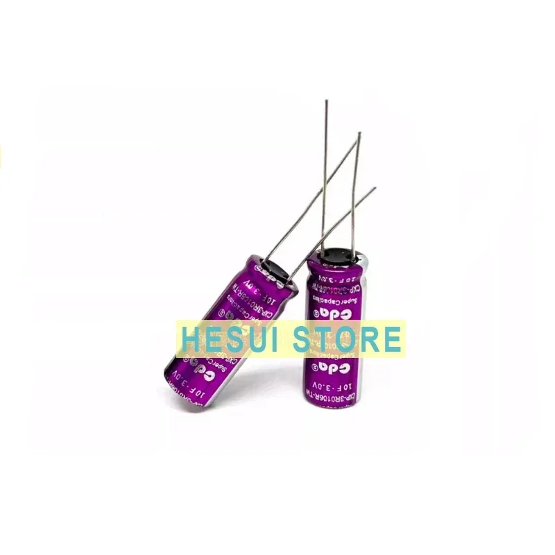 Supercapacitor 3.0V10F Farad capacitor 2.7V10F DIY capacitor size 10*25