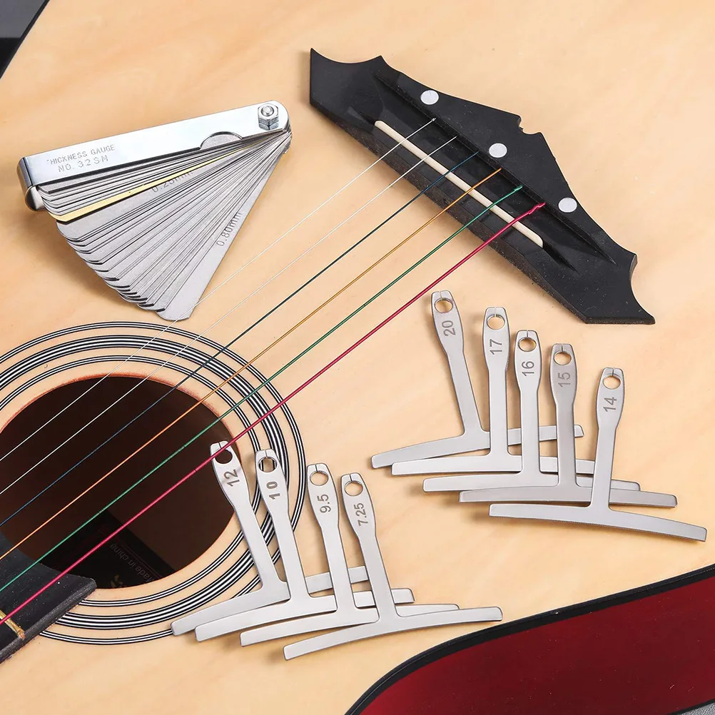 

Guitar Measuring Tool Adjustment Gauge Maintenance Luthier Tools Fret Radius Stainless Steel Kit Work