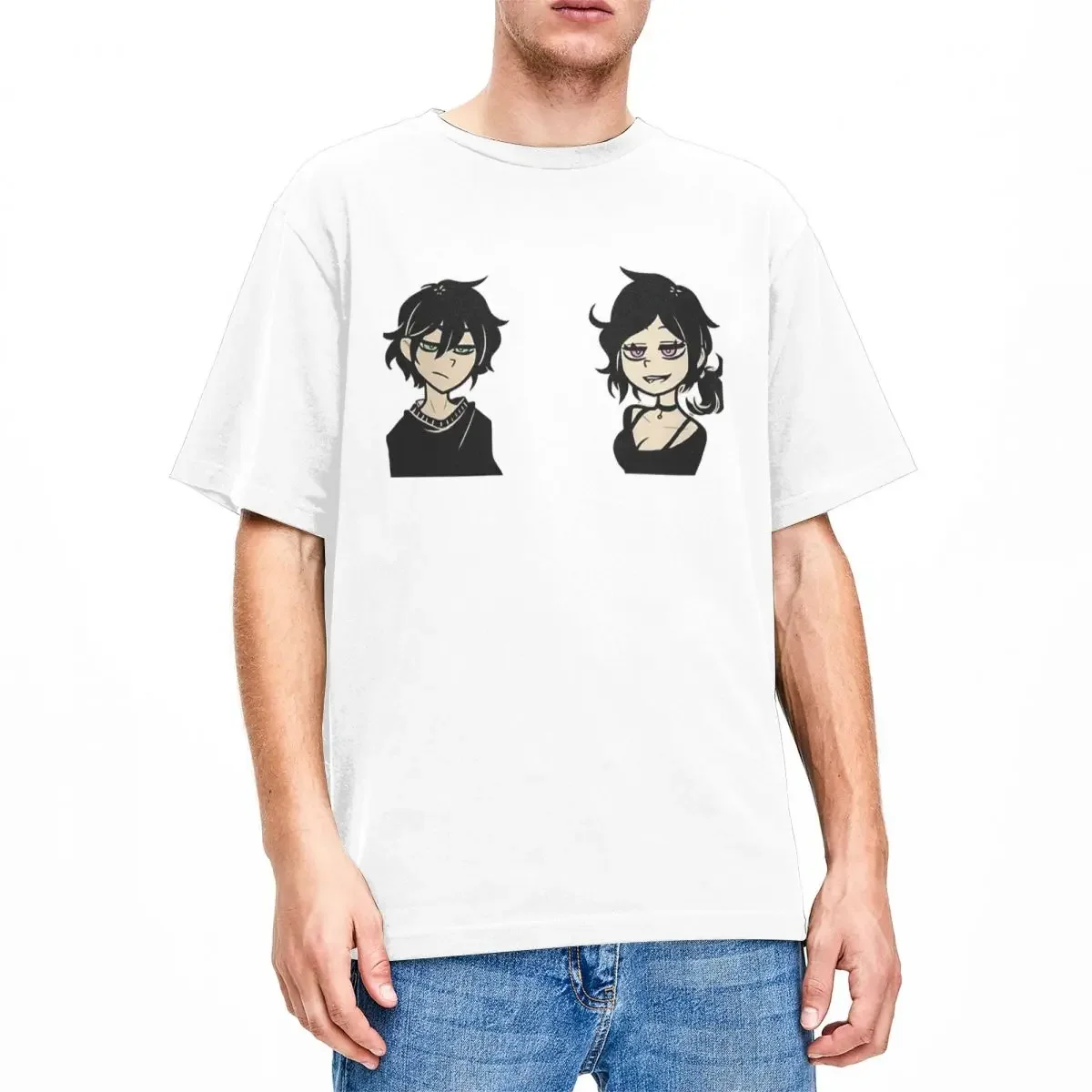 

Men Women Shirt The Coffin Of Andy And Leyley Portraits Creative 100% Cotton Short Sleeve T Shirt O Neck Clothing Printed
