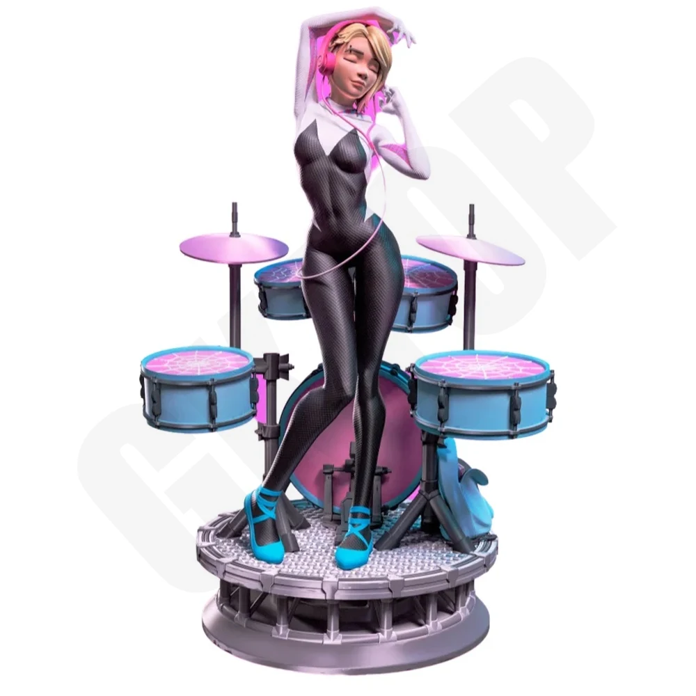 

1/24 Sexy Music Master Gwen NSFW Resin Model Figure Toy Craft Unassembled Miniature Reduction Statue Unpainted Kits