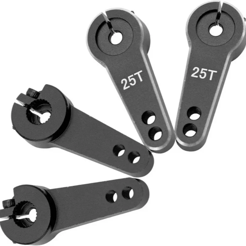 1pcs 35mm Metal Rc 25t Tooth Steering Servo Arm For 1/10 Rc Crawler Car Trxs  Axial  Rc Car Parts