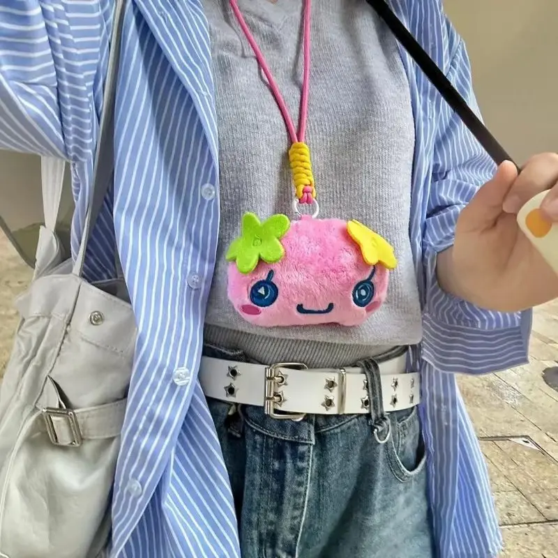 بانداي تماغوتشي البيض حقيبة سماعة الاذن سلسلة مفاتيح سحرية أنيمي بكسل الحيوانات الأليفة غطاء الحقيبة الرقمية لطيف تحصيل هدية التبعي #4