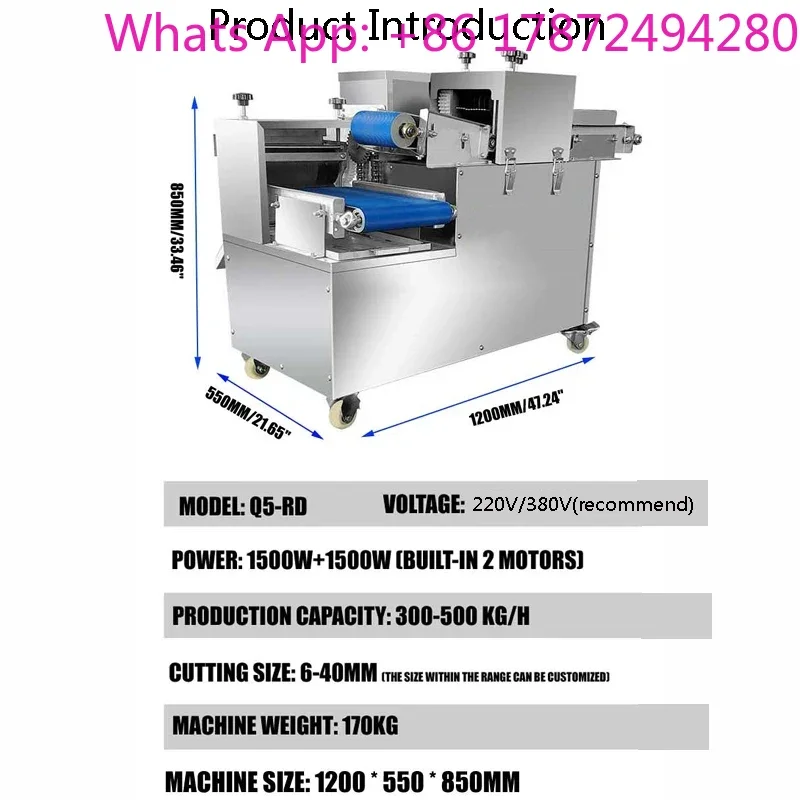 

Electric Food Grinder 3000W Meat Grinder Large Commercial Multi-Function Minced Meat Stainless Steel Minced Vegetables