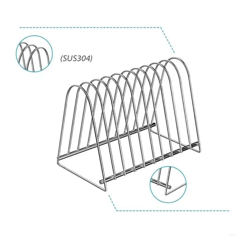 J78A Storage Rack for Vinyls Records 10 Locations for Desk A Shelf