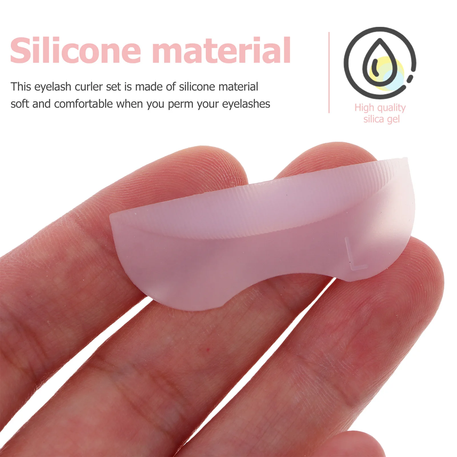 

20Pcs Eyelash Perming Pads Fits Most Eye Shapes Straight Even Lashes Eyelash Perming Curler Silicone Makeup Tool