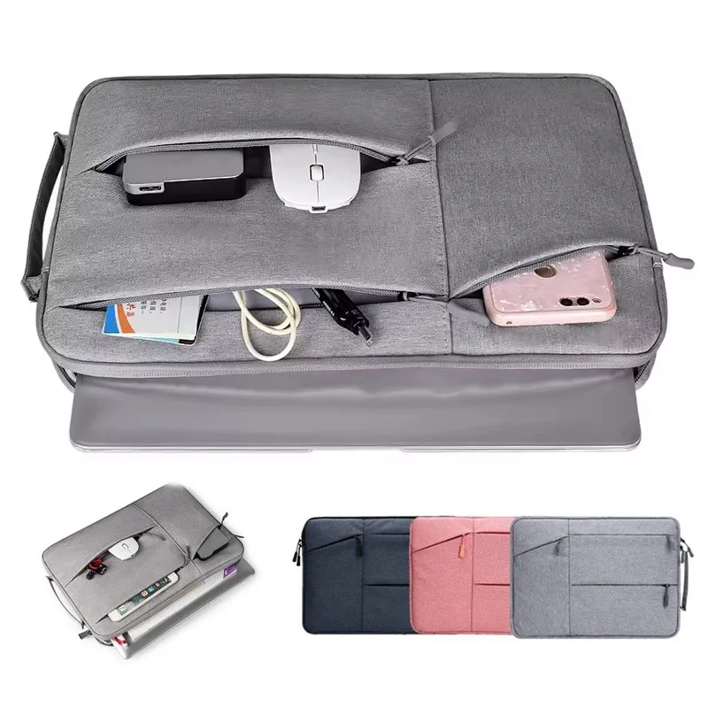 Notebook Case Bag 12/13/14/15.4/15.6/16 inch For Macbook Air Pro Lenovo HP Dell Soft Protective Cover Case Computer Carry Sleeve