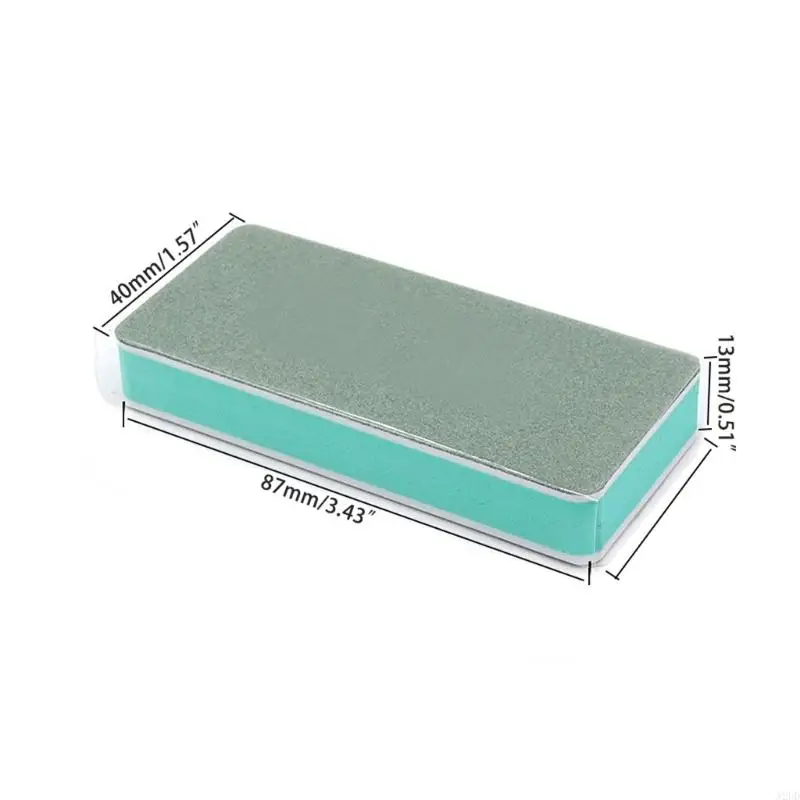 A2UD Doppelseitiger Polierblock, rechteckige Polierstange, Silber/Gold-Polierwerkzeug