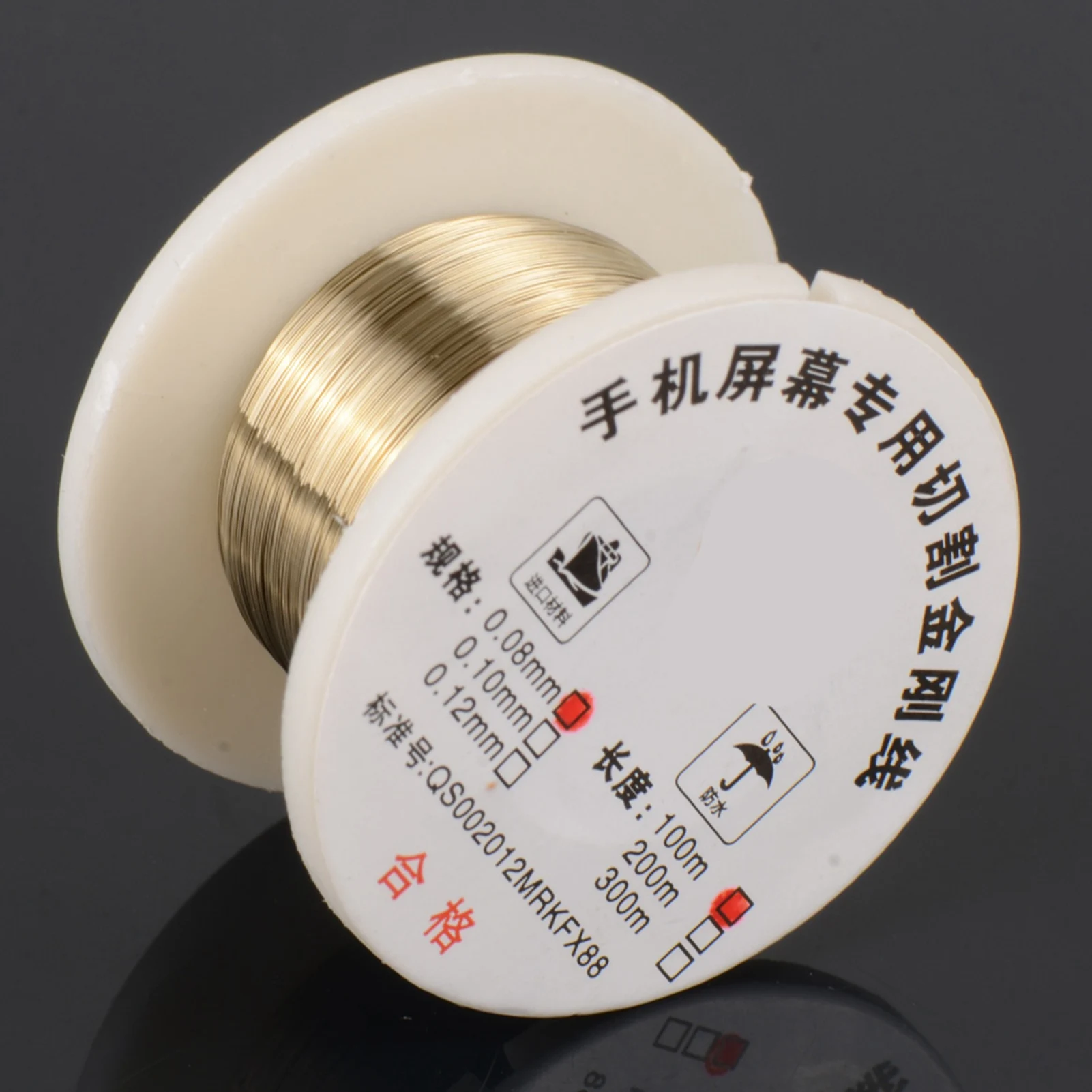Kit de herramientas separadoras de alambre de corte de aleación de molibdeno para teléfono móvil, 1 volumen, 100m, 0,08mm, VA720 P50
