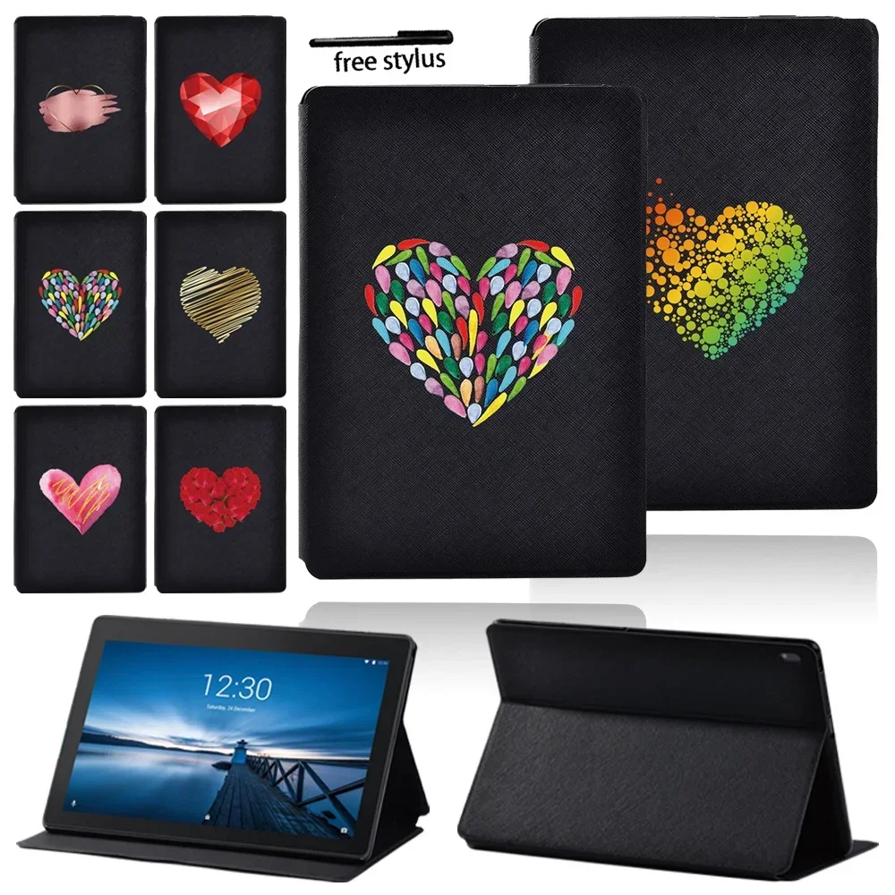 

Case for Lenovo Tab E10/M10 10.1 inch Tablet Adjustable Folding Stand Cover for Lenovo Tab M10 Plus 10.3 inch TB-X606F Case