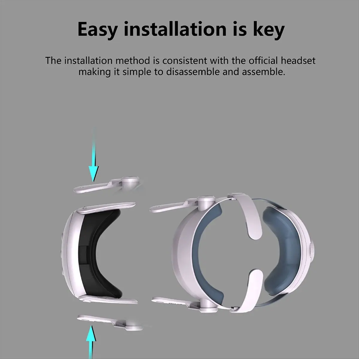 Replaceable Elite Strap for Meta VR Headset Improve Comfort Adjustable Head Strap for Meta Accessories