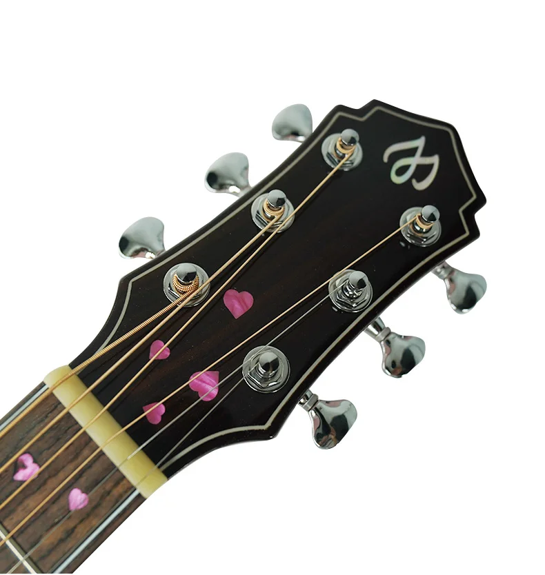 High Quality Acoustic Guitar with Multi-Effect Pedalboard Rosewood Body Mogno Indian Neck Rosewood Fingerboard