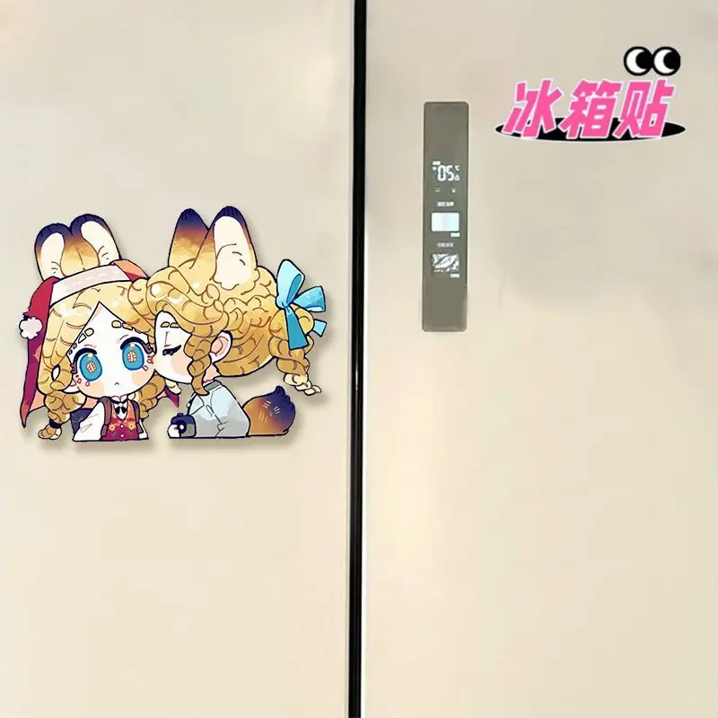 아이덴티티 V 애니메이션 에밀리 다이어 나이브 수베다 자석 냉장고 자석 귀여운 만화 냉장고 장식 팬 선물 자석 스티커